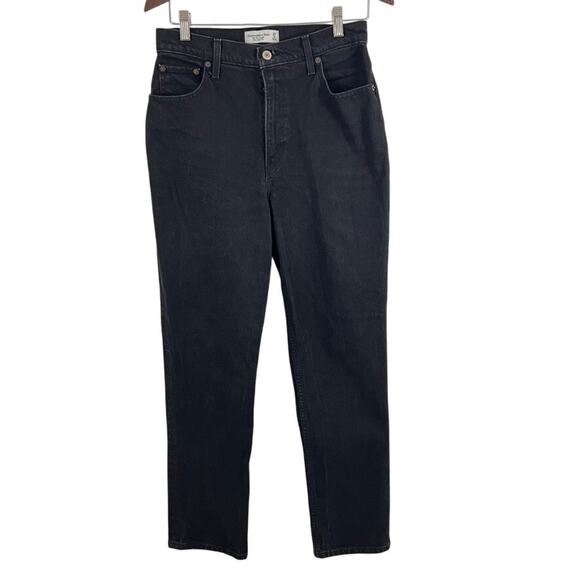 Abercrombie & Fitch 90's Straight Ultra High Rise Jeans Women Size 8 - Picture 1 of 8